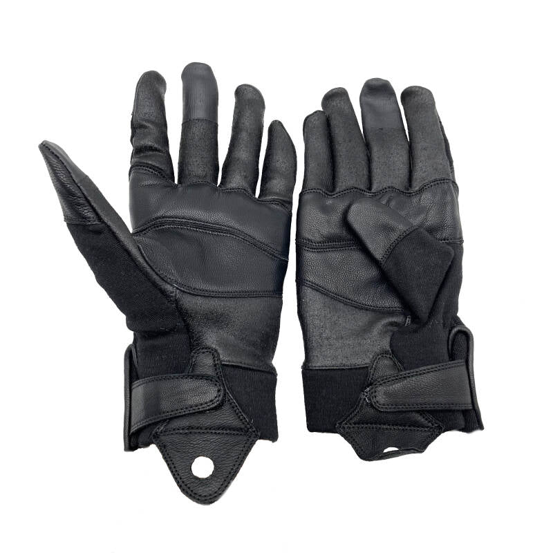 Leather Gloves ATP01 with Reinforced Anti-Trauma Padding