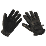 Leather Police Gloves with Polyurethane Padding