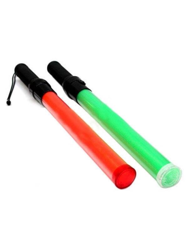 Signal Baton White/Red/Green 53cm