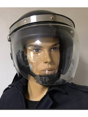 Anti-Vandalism Helmet with Visor and Cervical Protection