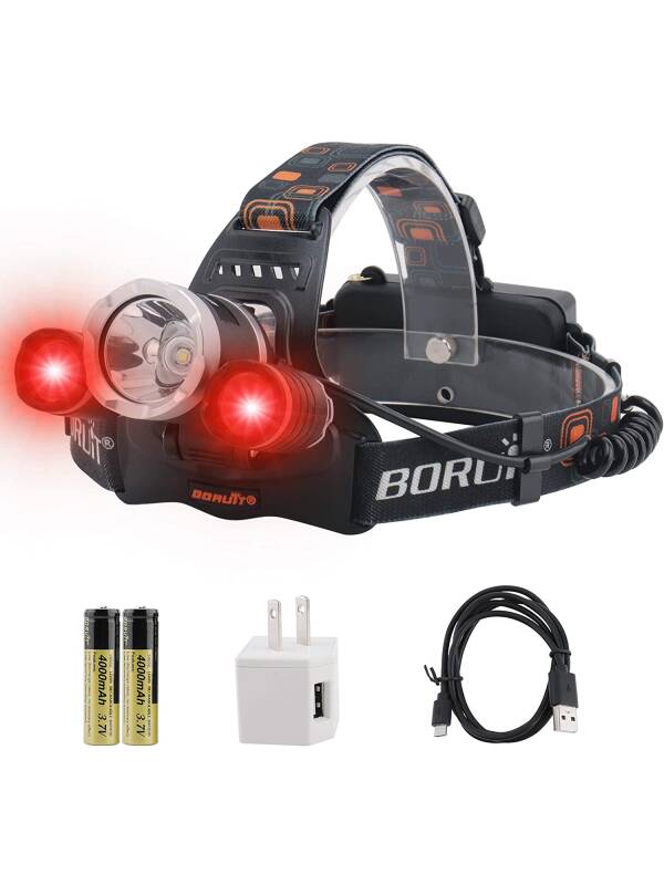 BORUIT RJ-3000 Headlamp 3000 Lumens