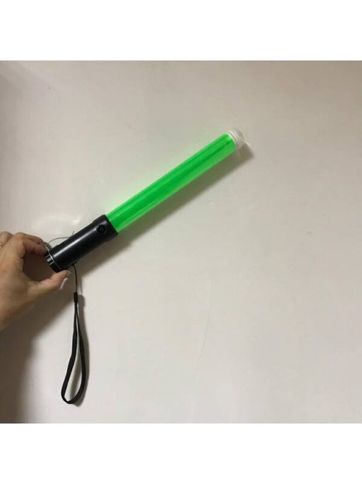 Green Signal Lighting Baton with Magnet - 37 cm
