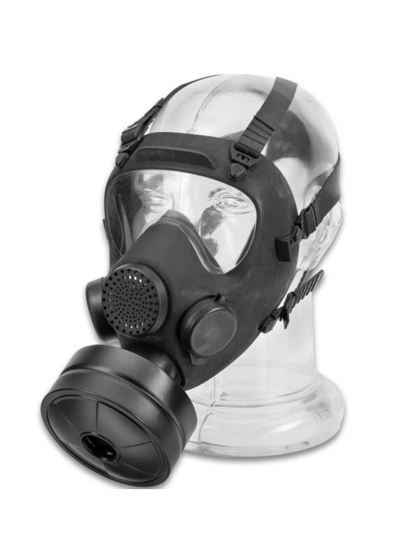 Children's Gas Mask with Kaki Bag