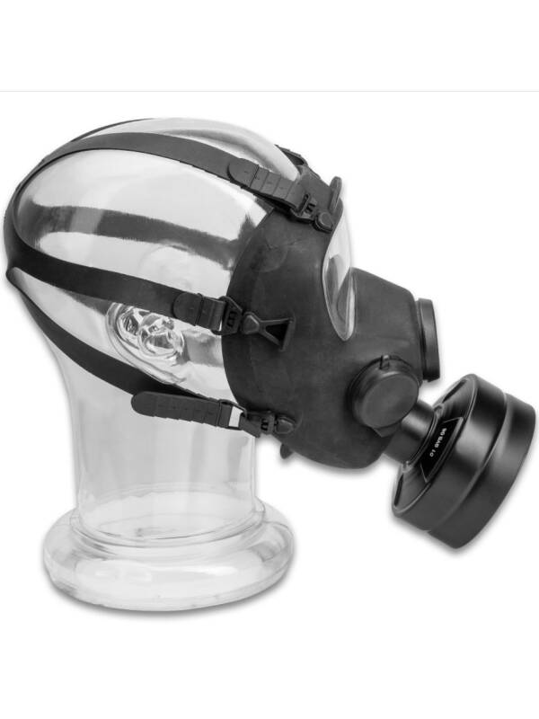 Children's Gas Mask with Kaki Bag
