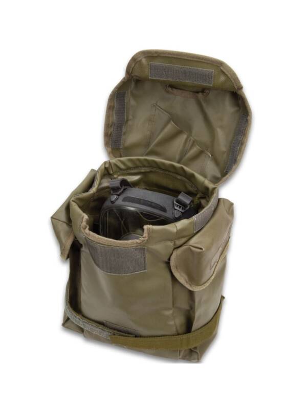 Children's Gas Mask with Kaki Bag