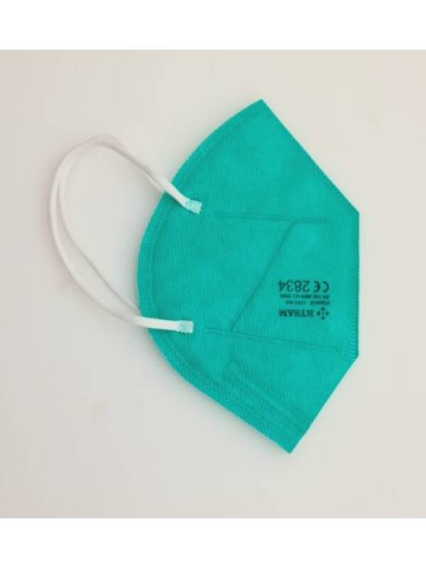 FFP2 Foldable Respiratory Protection Mask Green