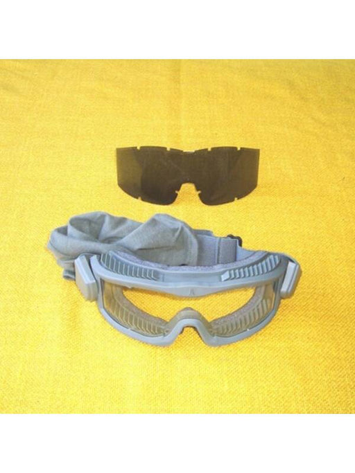 Flakjak Tactical Goggles with 2 Replacement Lenses