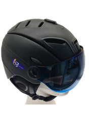 Ski Helmet with Face Cover and Gloves