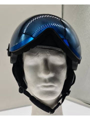 Ski Helmet with Face Cover and Gloves