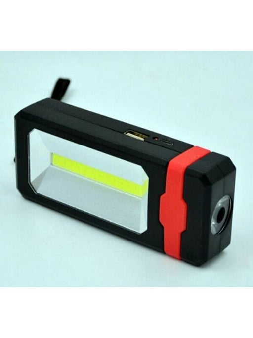 Solar COB Flashlight with Magnetic Mount