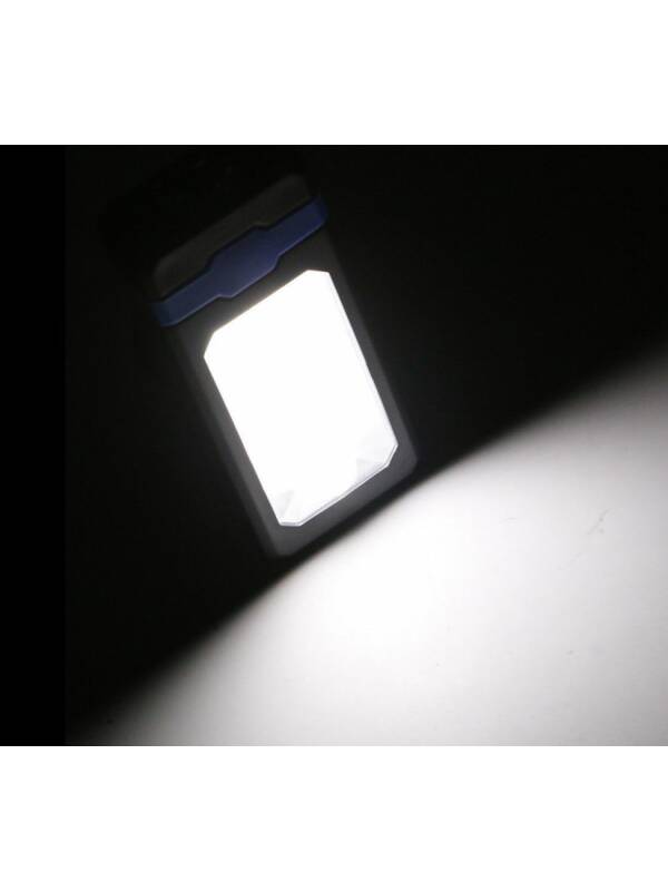 Solar COB Flashlight with Magnetic Mount