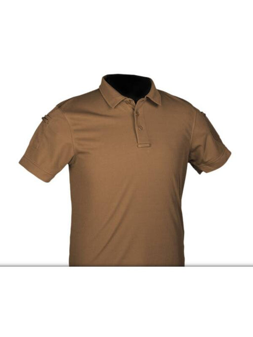 Tactical Polo Shirt Quick Dry Coyote Short Sleeve