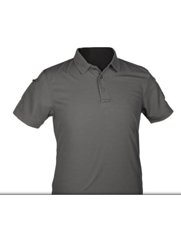 Quick Dry Tactical Polo Shirt Urban Grey Short Sleeve