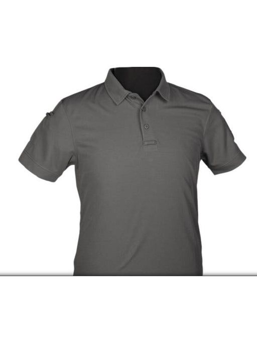 Quick Dry Tactical Polo Shirt Urban Grey Short Sleeve