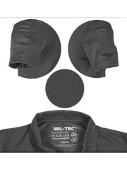 Quick Dry Tactical Polo Shirt Urban Grey Short Sleeve