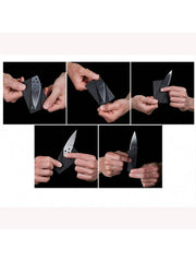 Card Sharp Folding Knife with Surgical Stainless Steel Blade 76mm