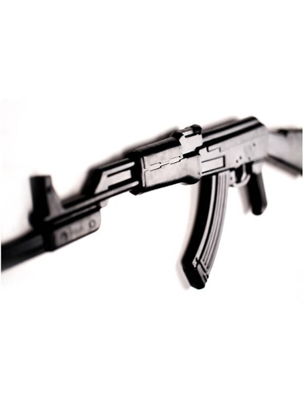 Training Rubber AK-47 Rifle with Bayonet