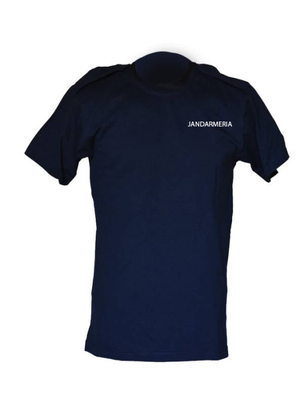Epaulet Navy T-Shirt Printed Jandarmeria
