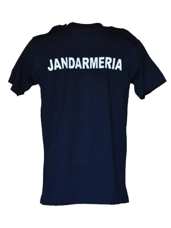 Epaulet Navy T-Shirt Printed Jandarmeria