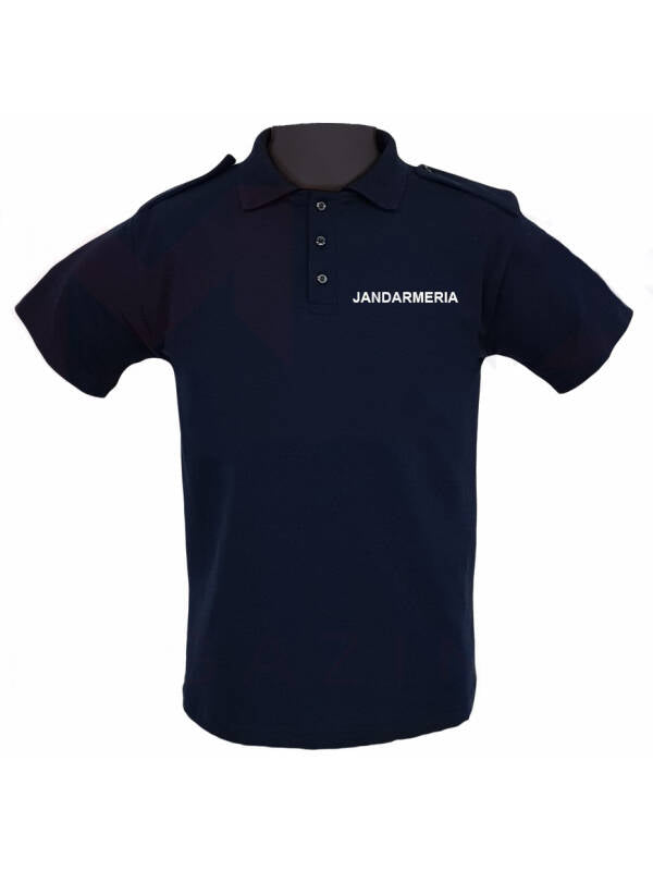 Polo Shirt with Epaulettes Navy Jandarmeria
