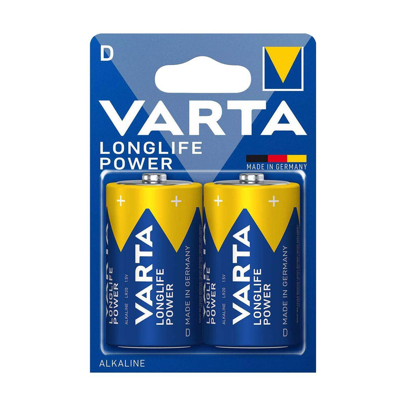 VARTA Longlife Power Mono D Battery 4920 LR20 2-Pack
