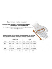 Mens Long Leather Anti-Riot Gloves