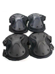 Black Elbow and Knee Protection Set AP1BK - 4 Piece