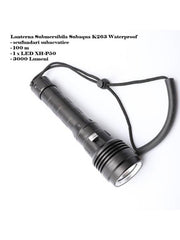 Subaqua K263 Waterproof Underwater Flashlight 3000 Lumens