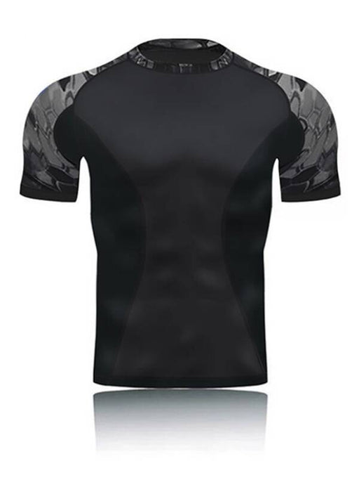 Typhon Pro Men's Sport T-Shirt Black Short Sleeve