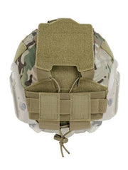 CH3812-MC Tactical Helmet Cover with Battery Pocket Forest Camouflage