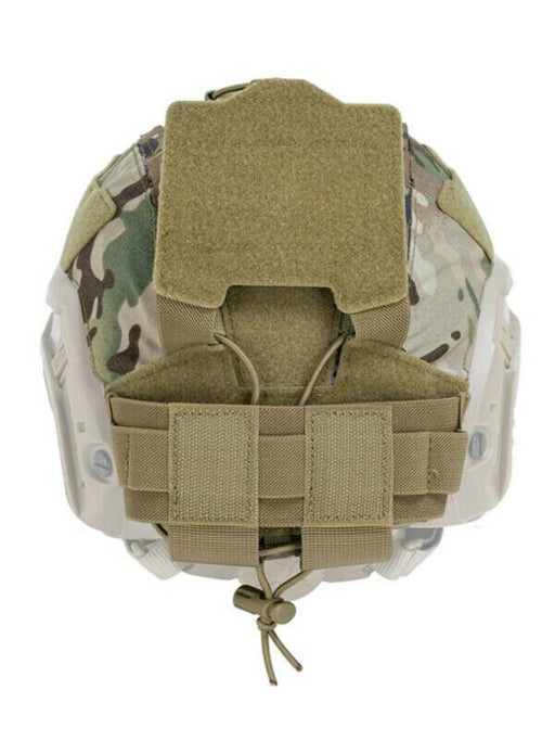 CH3812-MC Tactical Helmet Cover with Battery Pocket Forest Camouflage