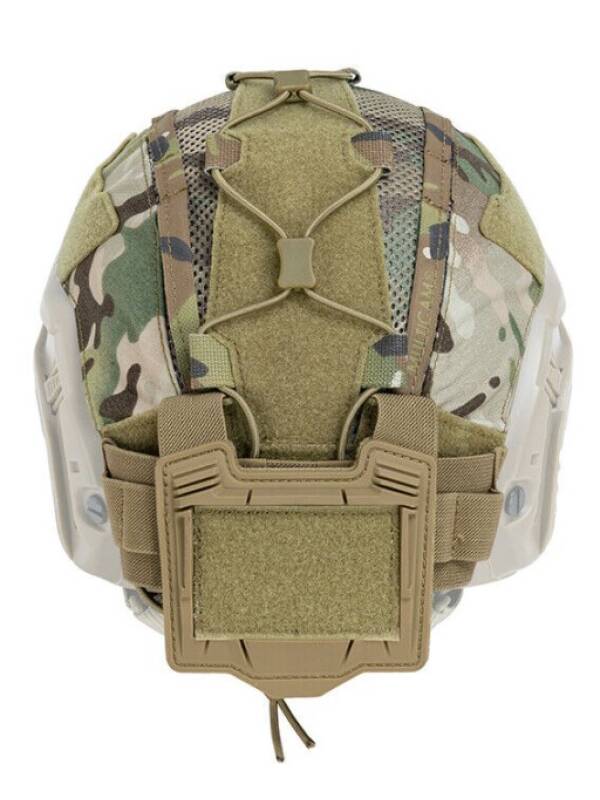 CH3812-MC Tactical Helmet Cover with Battery Pocket Forest Camouflage
