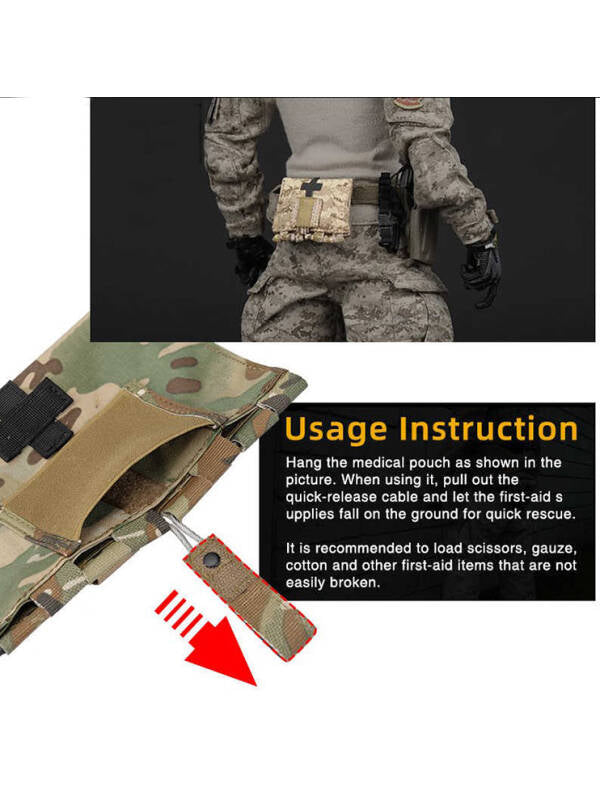 Utility Medical Pouch Belt and MOLLE Compatible