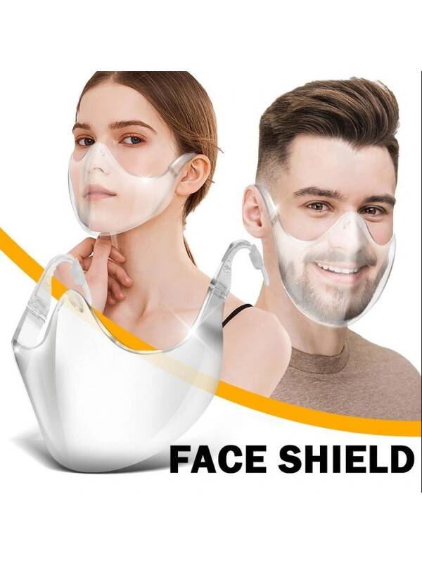 Protective Face Mask with Eyewear Arms - Plastic