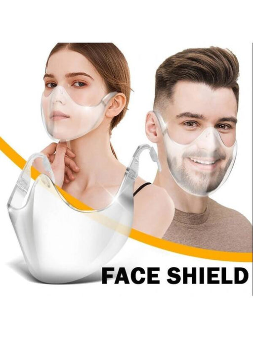 Protective Face Mask with Eyewear Arms - Plastic