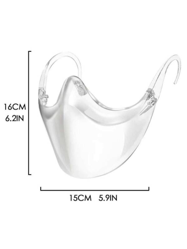 Protective Face Mask with Eyewear Arms - Plastic