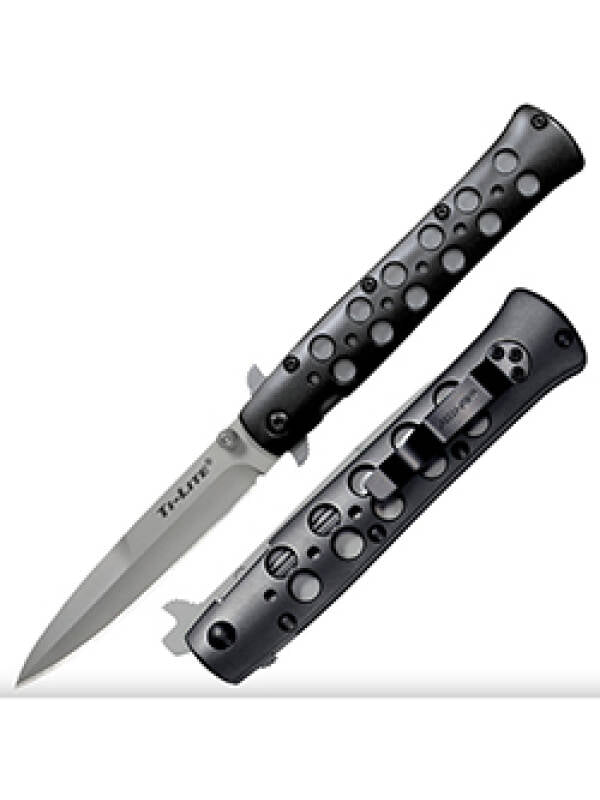Cold Steel Ti-Lite 4" Tactical Folding Knife with Aluminum Handle