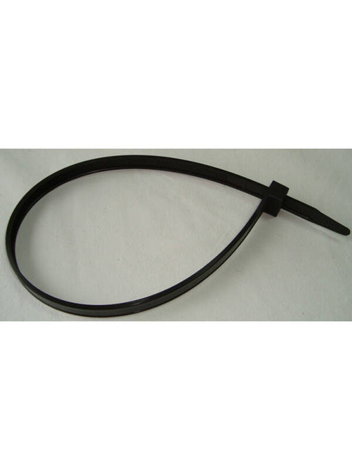 Disposable Plastic Restraints Black Single Loop