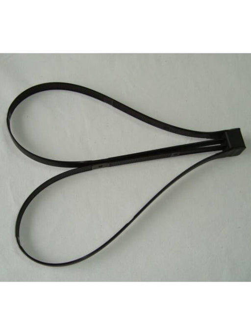 Disposable Black Restraints with Dual Loops
