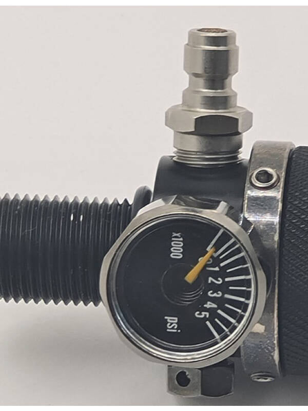 Paintball Air Tank Regulator with Pressure Gauge 5000PSI