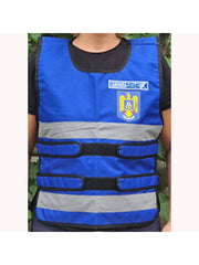 Blue Reflective Vest with Jandarmeria Dialog Inscription