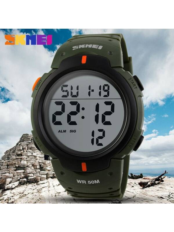 SKMEI 1068AG Digital Watch Green