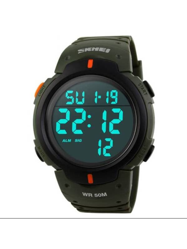 SKMEI 1068AG Digital Watch Green