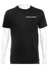 Customizable Black T-Shirt for Local Police