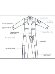 Nomex Summer Flight Suit Gray