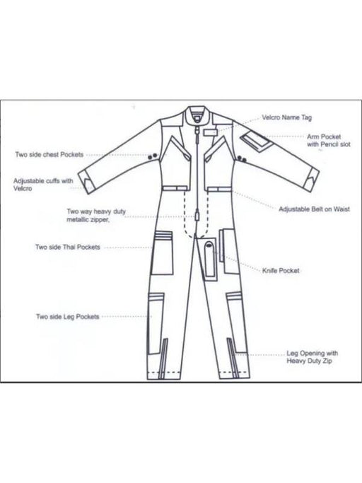 Nomex Summer Flight Suit Gray