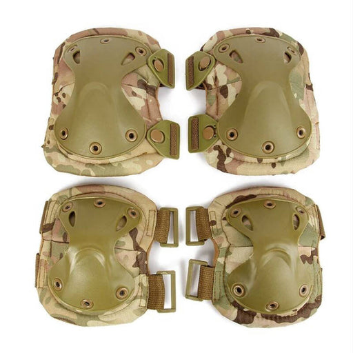 Camo Elbow and Knee Protection Set