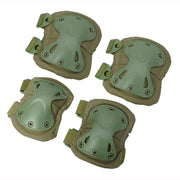 Protective Knee and Elbow Pads Set - Kaki