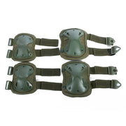 Protective Knee and Elbow Pads Set - Kaki