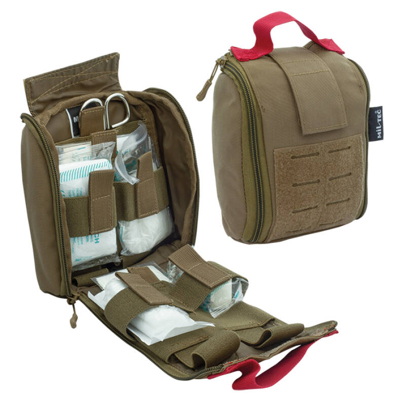 Mil-Tec Laser Cut IFAK Pouch 25-Piece Brown